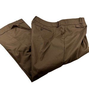 New York And Company Women's Size 12 Dress Pant Brown Good Preowned Condition